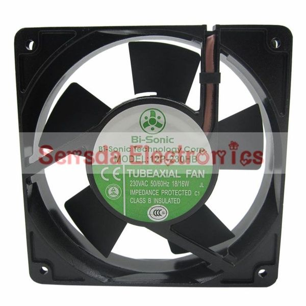 

bi-sonic 12p-230hb 12025 1225 12cm ball bearing cooling fan ac 230v 18/16w