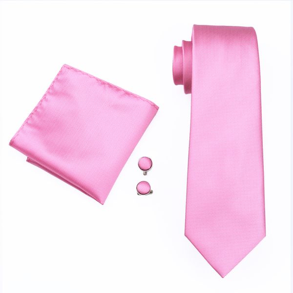 

fast shipping mens tie set wedding pink hanky cufflinks set jacquard woven groomsman an silk necktie set n-0401, Black;blue