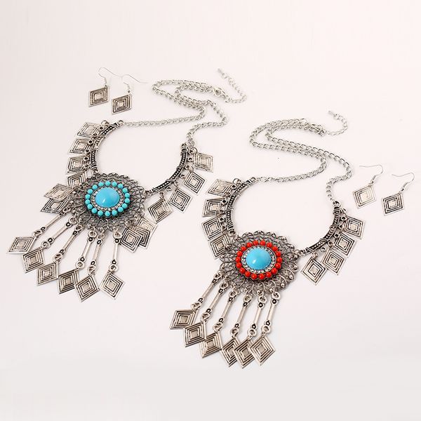 

Богемный Горный Хрусталь Смолы Драгоценный Камень Большой Цветок Ромб Кисточкой