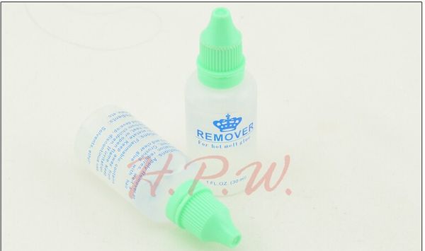 

H.P.W. Professional salon use 1OZ 30ml hot melt Keratin glue remover for prebonded fusion hair extension remover #Transparent free shipping