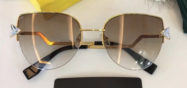 

women round gold sunglasses 0242/s sunglasses new with box, White;black