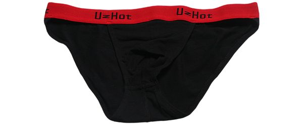 

#13003blk wholesale men fashion underwear lingerie cotton u bag briefs underpants panties cuecas calzoncillos hombre heren ondergoed, Black;white