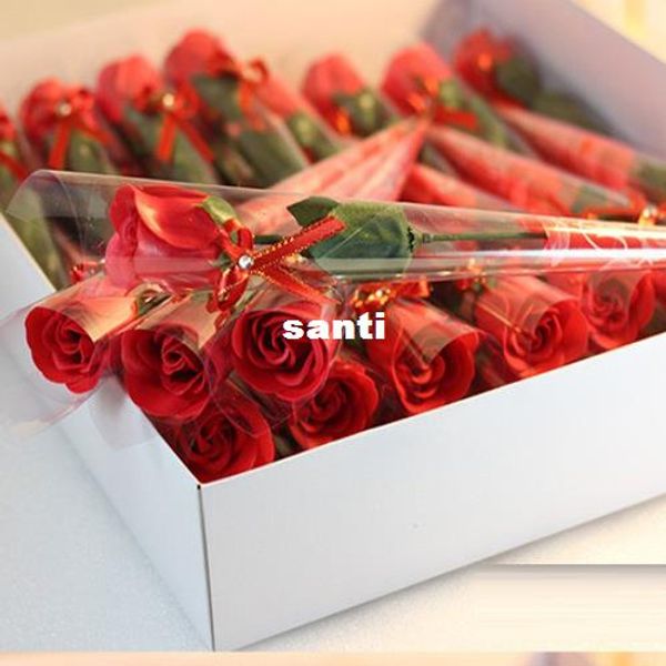 

красный розовый розовый красный синий фиолетовый мыло розы ванна тела цветок романтический мыло лепестки свадебные украшения подарки