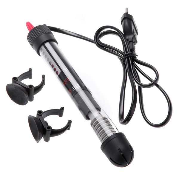 

fashion 25w submersible heater heating rod for aquarium glass fish tank temperature adjustment 220-240v aquariums accessories
