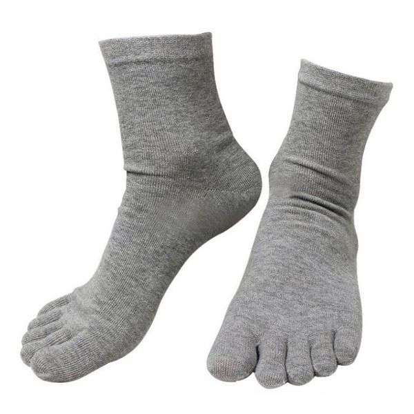 Großhandel - Heißer Verkauf 10 Paare / Los Mode Frühling Winter Stil Meias Männer Frauen Socken Fünf Finger Baumwolle Polyester Atem Zehensocke 6 Farben