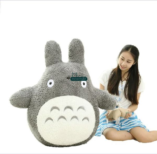Dorimytrader 100 см забавная плюшевая мягкая большая игрушка Тоторо в стиле аниме хороший подарок на день рождения для детей DY606369501385