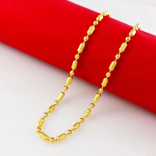 

Быстрая бесплатная доставка 18k желтое золото заполнены мужская цепь ожерелье шир