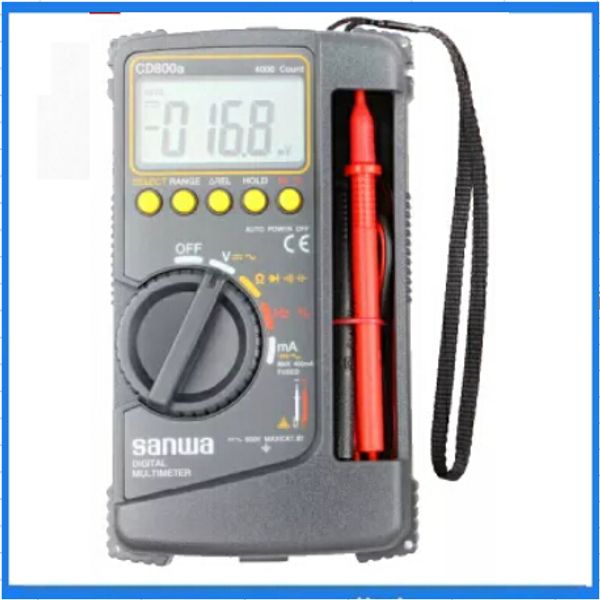 Freeshipping Novo DIGITAL Multímetro CD800A CD800a Medidor DMM 4000 Volt Tester Contador