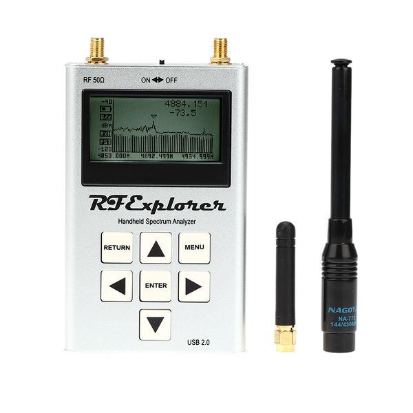 

wholesale-seeed 6g combo digital usb spectrum analyzer rf explorer lcd display high capacity lipo analizador de espectro