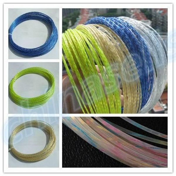 

1pcs 12m rough 1.35mm titanium tennis string line crystal power tennis rackets strings training racquet string line