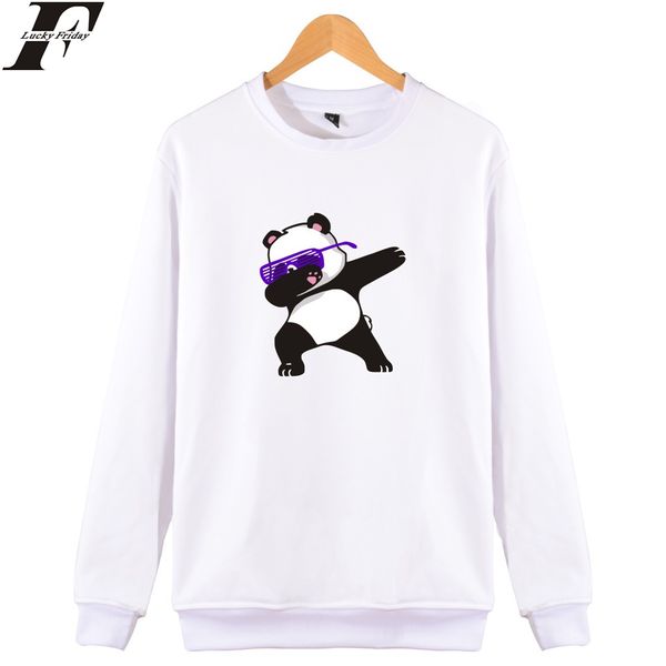 Wholesale- Dabbing Aminals Felpa Funny Print Fashion Style per uomo Felpe con cappuccio e felpe Hip Hop Plus XXS-4XL