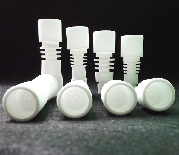 10 мм 14 мм, 14 мм 18 мм мужской и женский керамические ногти керамическая чаша против GR2 титановый гвоздь для курительной трубы стекла бонг