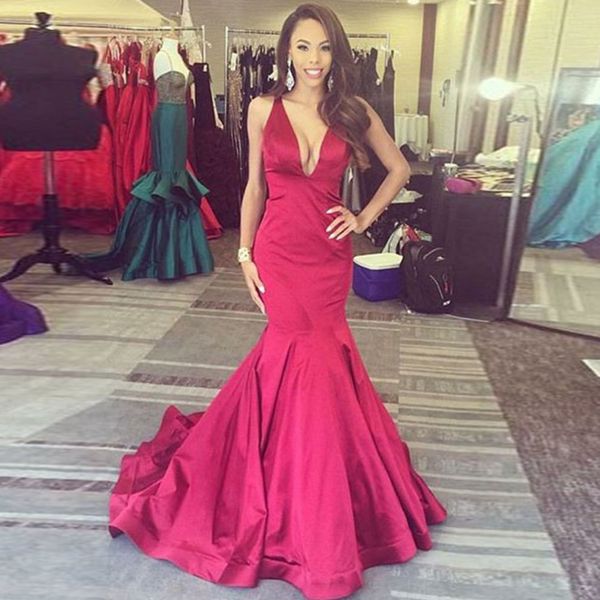 

long mermaid prom dresses party dress modest evening gowns vestidos de fiesta long party dress, Black