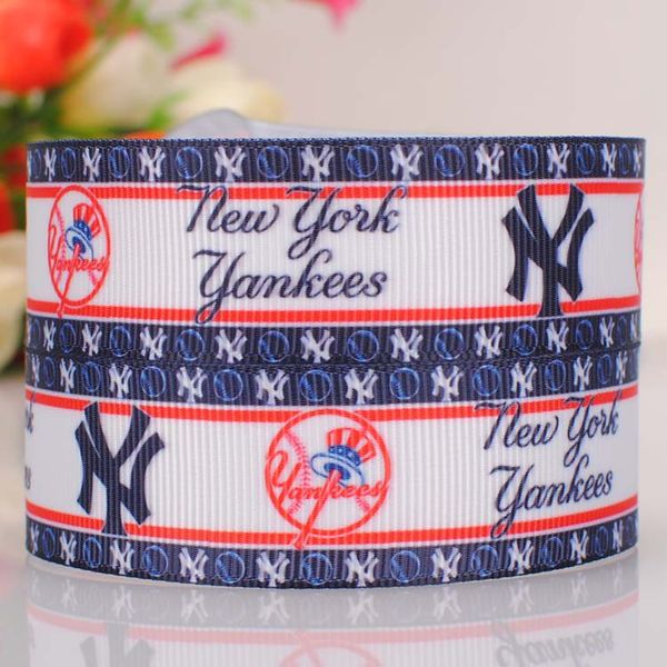 5 Yard of New York Yankees Grosgrain Ribbon-7//8 inch