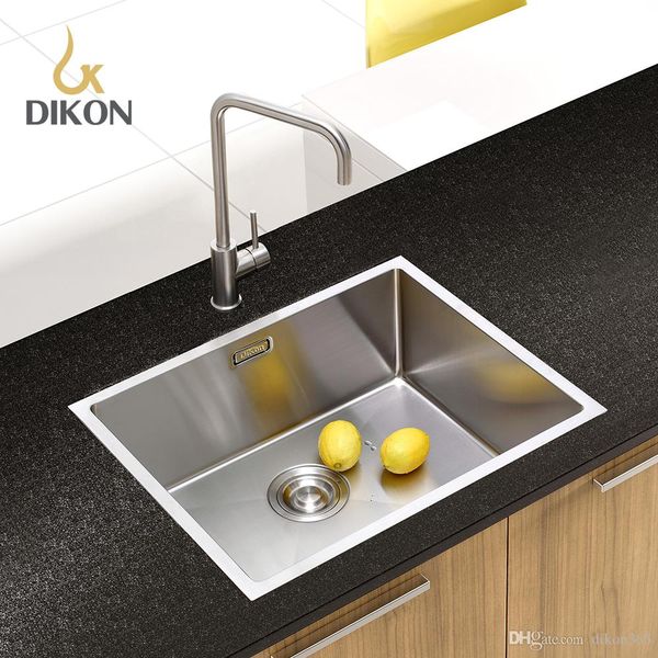 2019 Dikon 304 Stainless Steel Handmade Kitchen Sink Undermount