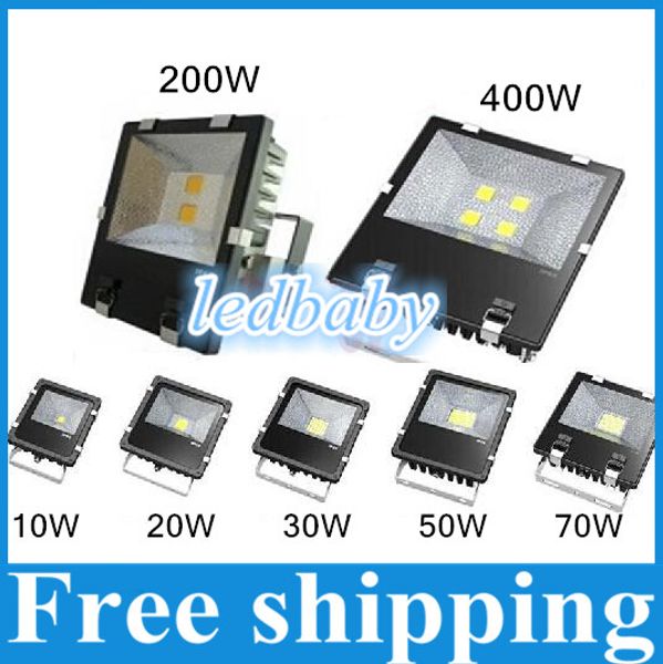 

светодиодные прожекторы 10 вт 20 вт 30 вт 50 вт 100 вт 200 вт 400 вт наружное освещение водонепроницаемый ip65, прожекторы теплый (3000 к