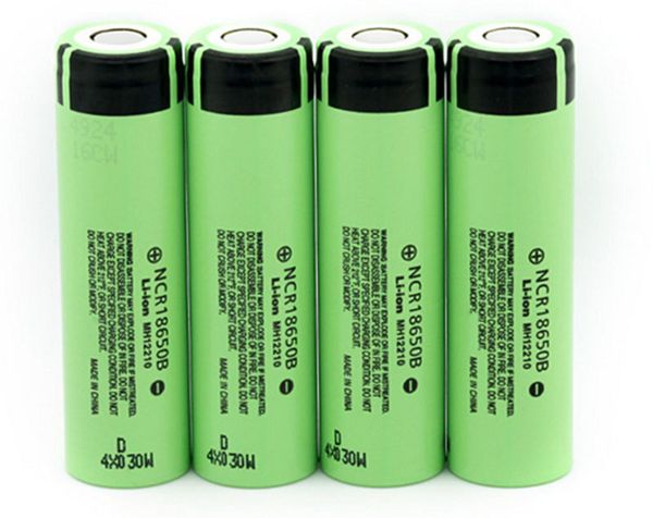 

original 100% panasonic ncr18650b battery 3.7v 18650 lithium battery li-on cell 3400mah flat ups hipping