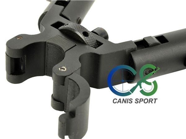 Tactical Foldable Clamp-on Low-profile Barrel Bipod