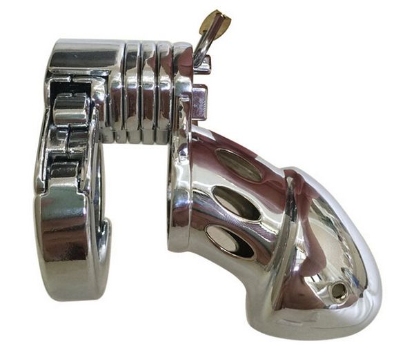 

new device male cage adjustable chastity for metal chastity belt men toys drop cock shipping bcmfp