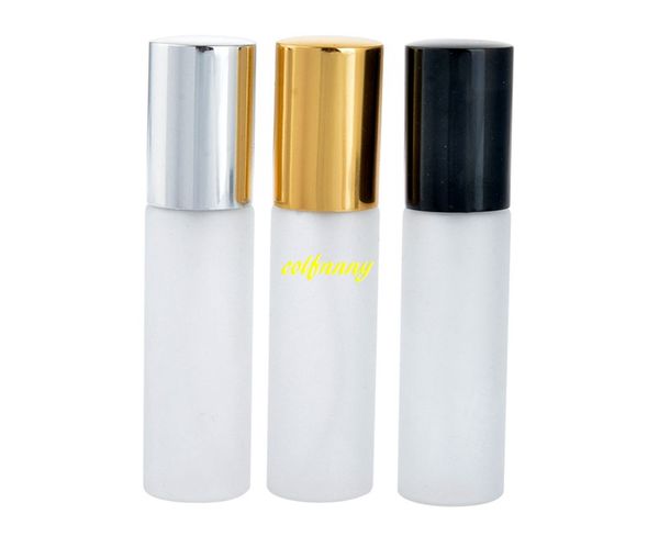 

100pcs/lot 10ml spray bottle empty matte glass atomizer perfume bottles mini liquid essential oil cosmetic container