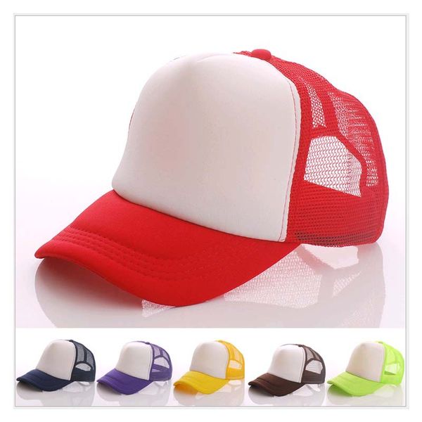 Erwachsene Basehats Großhandel Customized Net Caps Logo Druckwerbung Snapback Baseball Candy Color Peaked Hut