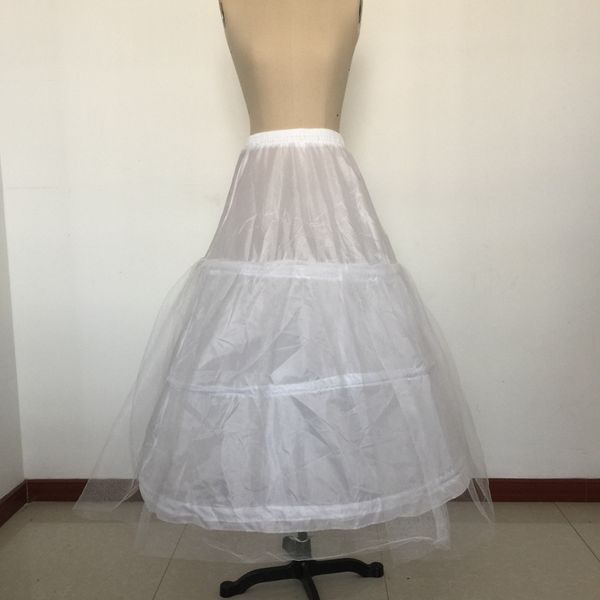 

white tulle bridal dress crinoline ball gown bridal dress petticoat 3 steel ring floor-length wedding dress slip style wedding pet228m