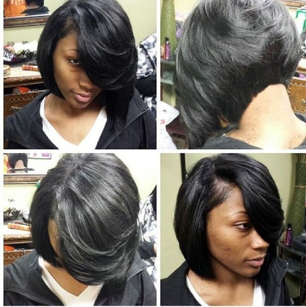 Fashion Bob Cut Human Hair Wigs For Black Women 250 Density Virgin