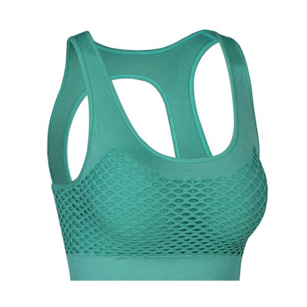 

wholesale- 2017 new hollow nothing steel ring body building yoga bras sport push up underwear motion shockproof sports tanks, White;black