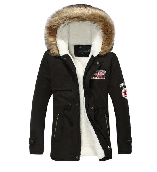 

Winter Mens Warm Parka Fur Collar Hooded Black Thick Duck Down Coat Outwear Down Jacket Comfortable Warm Man Coat Fashion Coat Man
