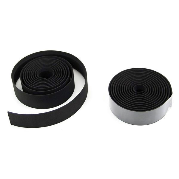 

Горячий дорожный велосипед Корк руль ручка бар Лента оберните + 2 бар вилки-Черный