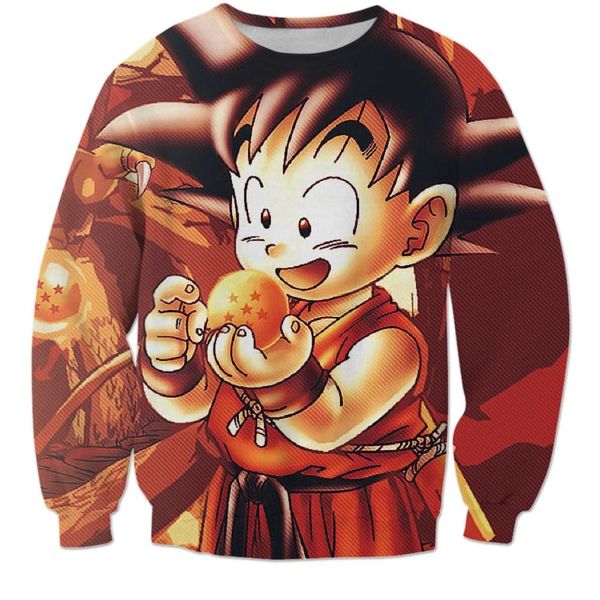 

w1223 новая мода милый ребенок Гоку толстовка DBZ толстовка женщины мужчины осень верхняя одежда перемычка аниме Dragon Ball Z 3D толстовки пуловеры