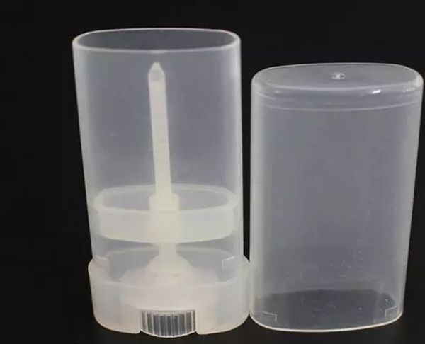 

Портативный DIY 500 шт. / лот 15 мл пластиковые пустой Овальный бальзам для губ трубки