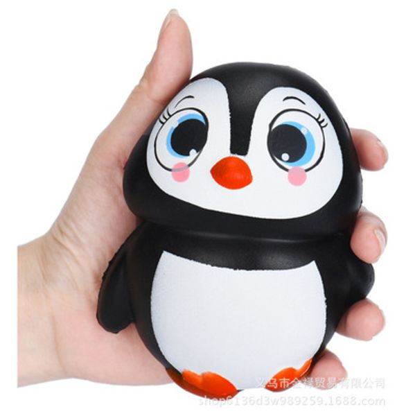 

new jumbo squishy cute penguin kawaii animal slow rising sweet scented vent charms bread cake kid toy doll gift fun decompression toy