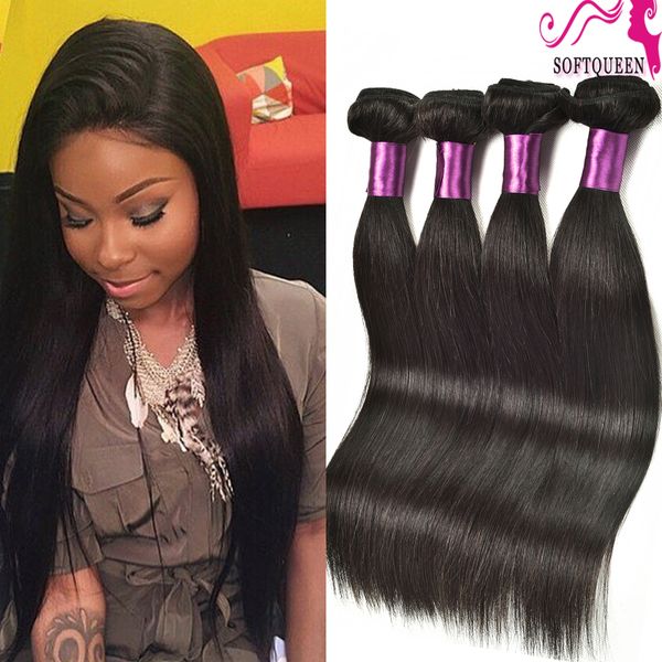 Natural Indian Straight Hair Weave 100 Raw Indian Hair Bundles