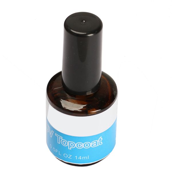 

wholesale- 14ml professional nail uv gel uv coat seal glue acrylic nail art gel polish gloss nails uv glue -15, Red;pink