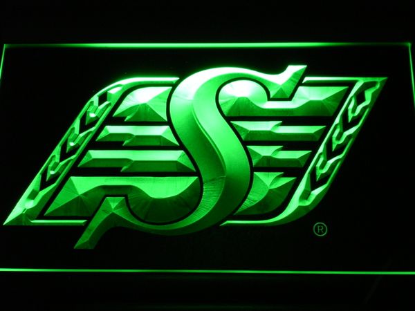 

b418 Саскачеван Roughriders Bar Beer LED неоновый свет Вход Wholeseller Dropship Бесплатная доставка 7 ц
