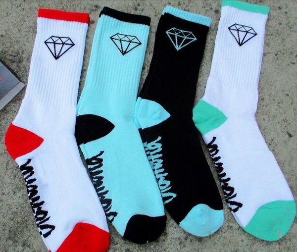 DIAMOND Terry Socken verdicken Strümpfe Athletische Männer Frauen Basketball Fußball Skateboard Sport Baumwolle hohe Hilfe Socke Drop Shipping 20 Stück