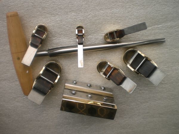 

violin peg shaver + violin peg reamer + 6 pcs brass mini copper luthier tools