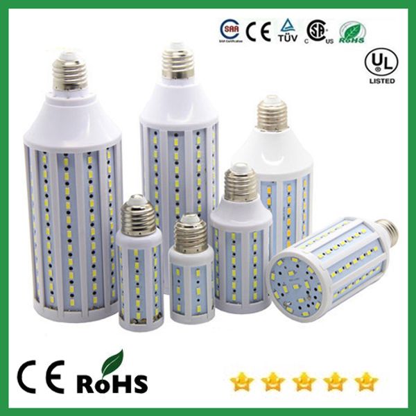 

super bright b22 e27 e40 led corn light bulbs 15w 25w 30w 40w 50w 60w 80w smd5630 led lamps ac 110v-240v