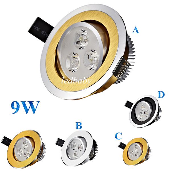 

Dhl dimmable led downlight rece ed light 9w led ceiling light cabinet lamp ac 85 265v ce roh ul