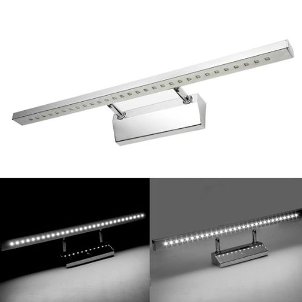 

wholesale-saf a 7w/30led/5050smd/6500k/hair white/square of led bathroom wall mirror lights 110v-220v