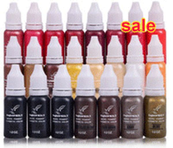 

wholesale-10pcs/lot england kiay tattoo ink set 0.5 oz each piece permanent makeup pigment cosmetic color for lip eyebrow