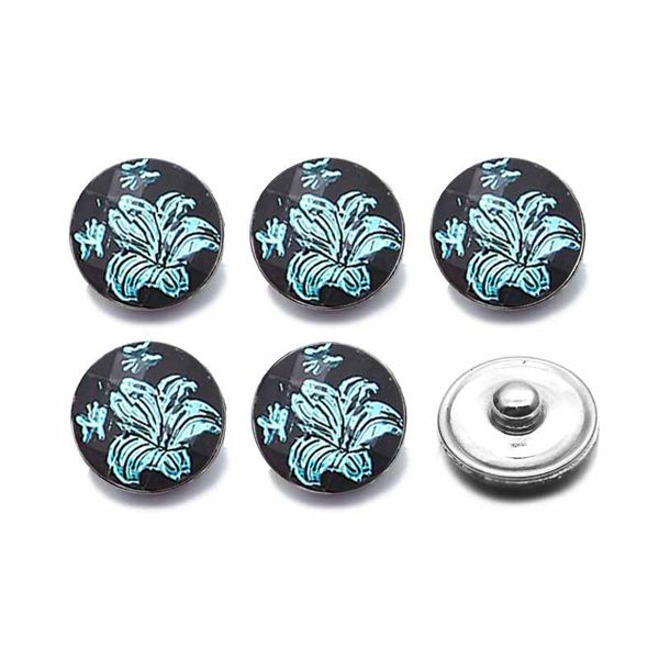 

silicone 18mm acrylic resin uneven resin snap button 020 fit charm interchangeable bracelets jewelry for women accessories