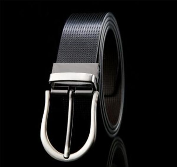 

2018 couro genuÃ­no cintos de couro para os homens da marca cinta masculina pin fivela fantasia jeans cintos de cowboy do vintage hippin, Black;brown