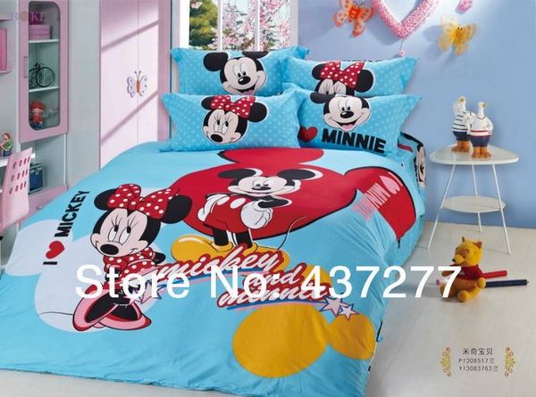 Brand New Mickey And Minnie Mouse Bedding Sets Queen Full Egyptian