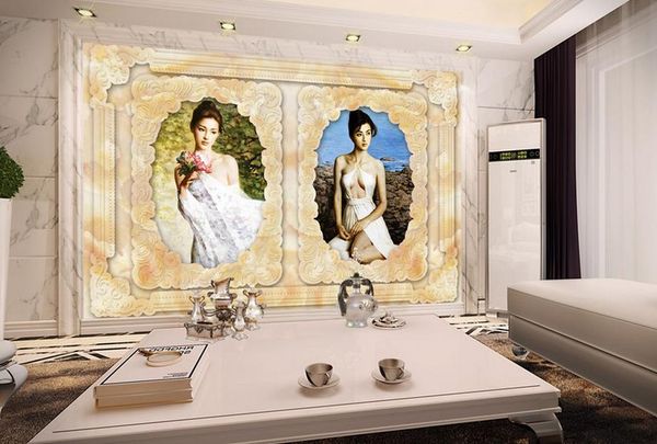 

modern wallpaper for living room beautiful women marble frescoes wallpaper coloring