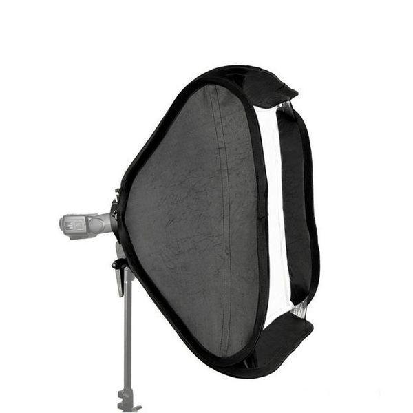 Freeshipping Flooding regolabile Goldoxl 60 x 60 cm Flash Softbox Kit con staffa tipo S Bowen Supporto per fotocamera Studio fotografico