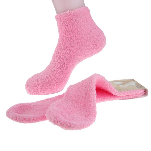 

wholesale-5pair=1lot 2015 soft coral fleece socks woman classic striped female socks colorful girls' socks winter thermal sock, Black;white