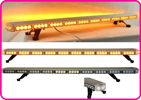 Hochintensiver 120 cm 86 W LED-Auto-Notlichtbalken, Blitzlichter, Warnlichtbalken für Polizei-/Krankenwagen-/Feuerwehrfahrzeuge, wasserdicht