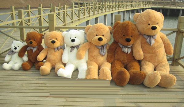 

wholesale-100cm cotton giant 100cm cute plush teddy bear huge soft toys 5 colors valentine's christmas gift